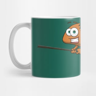Orange chameleon Mug